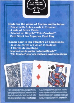 Euchre [Bicycle] by Bicycle – tuck box back