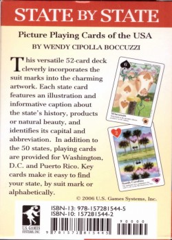 State By State by US Games System – tuck box back