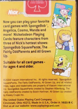 Nickelodeon [Spongebob Squarepants, Farly Oddparents, All Grown Up] by Nickelodeon – tuck box back