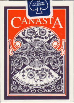 Canasta [Bicycle] 1995 by USPCC – tuck box back