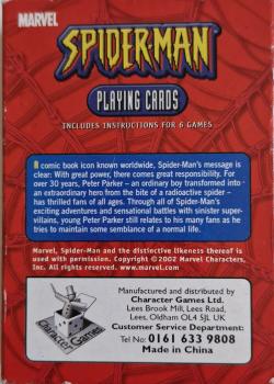 Spider-man by Character UK – tuck box back