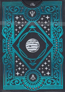 The Planets - Neptune by Stellar Playing Cards/Vanda Playing Cards – tuck box back