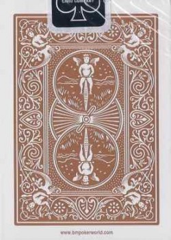 Rider Back Brown [Bicycle] by BM Poker World – tuck box back