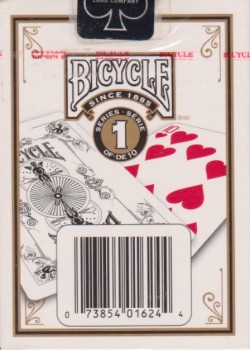 Limited Edition Series 1 (White) [Bicycle] 2008 by USPCC – tuck box back