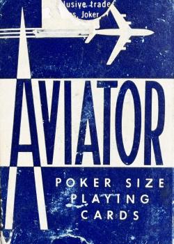 Aviator Blue by The United States Playing Card Company – tuck box back