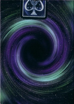 Starlight Black Hole [Bicycle] by Collectable Playing Cards – tuck box back