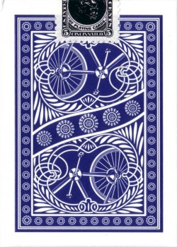 Chainless Back Blue [Bicycle] by USPCC – tuck box back
