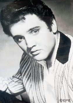 Elvis B/W Portrait Thumbnail