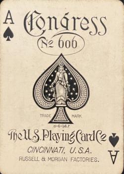 Congress 606 “Knuckle Down” by USPCC – tuck box back