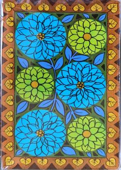 Stancraft Zinnias - Blue and Green Front Thumbnail Image