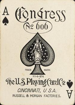 Congress 606 “Pocahontas” by USPCC – tuck box back