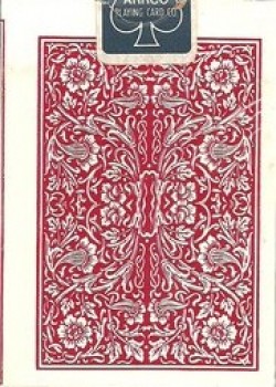 Streamline Red [Arrco] by Arrco Playing Card Company – tuck box back