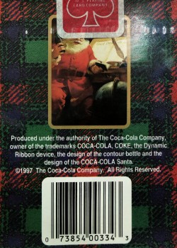 Coca-Cola Santa Claus by USPCC – tuck box back