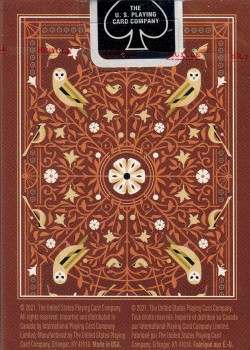 Aviary Orange [Bicycle] by Bicycle – tuck box back