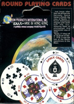 Space Cards - Earth – tuck box back