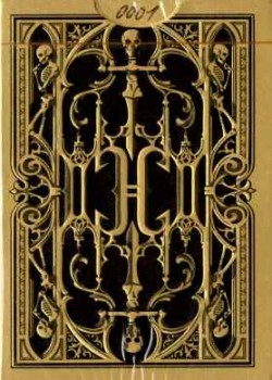 Grotesk Macabre (Animated) by Half Moon Playing Cards – tuck box back