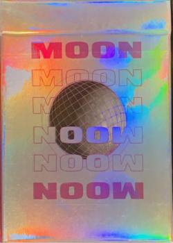 MOON (White HOLO) deck - Deck Front