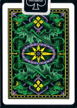 Dragon Back Green [Bicycle] by Gamblers Warehouse – tuck box back