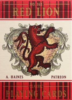 No. 163 Red Lion Classic Playing Cards (Gold Gilded) Thumbnail