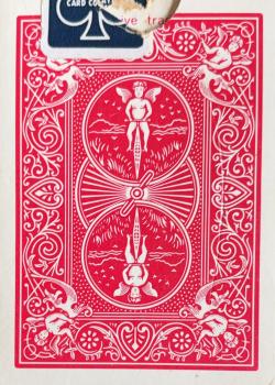 Bicycle Rider Back Red - 1982 by The US Playing Card Co – tuck box back