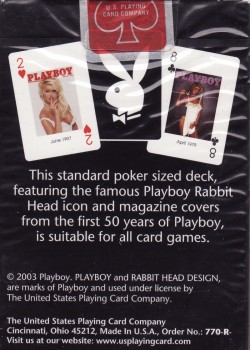 Playboy 50Th Anniversary by Playboy – tuck box back