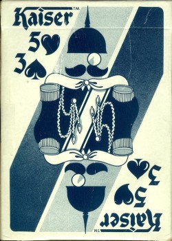 Kaiser by International Playing Card Company ltd – tuck box back