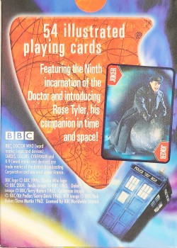 Doctor Who Series 1 by Cartamundi – tuck box back