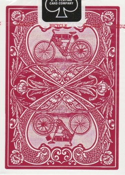 Autobike No. 1 Red by USPCC – tuck box back