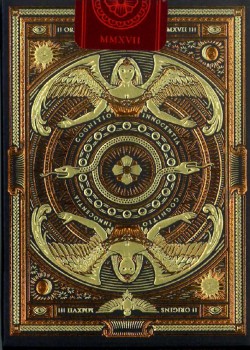 Origins Shadows Of History by Origins Playing Cards – tuck box back