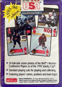 Nhl Western Conference 1995-96 Edition by NHL – tuck box back