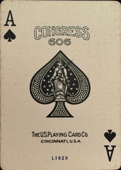 Congress 606 "Promenade" by USPCC – tuck box back