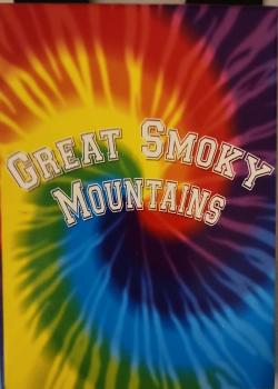 Tye Dye Great Smoky Mtns - Deck Front