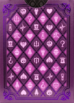 Disney Villains Inspired Purple [Bicycle] by Disney – tuck box back