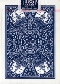 Anniversary Edition 125 Years Blue [Bicycle] (Foil Tuck) by Theory 11 – tuck box back