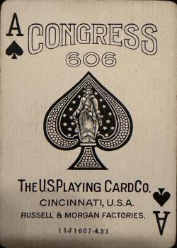 Congress 606 “Erato” by USPCC – tuck box back