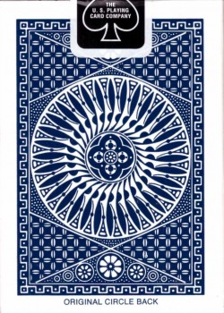 Circle Back Blue [Tally-Ho] by USPCC – tuck box back