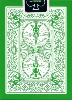 Reversed Back Green [Bicycle] by Magic Makers Inc. – tuck box back