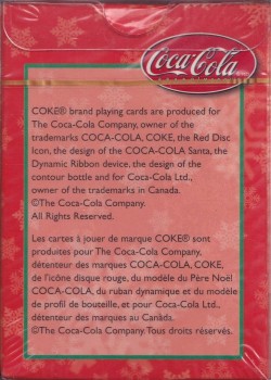 Coca Cola Santa Claus (Red) by USPCC – tuck box back
