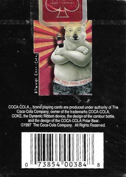 Coca Cola Polar Bear (1997) by Coca-Cola – tuck box back