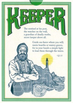 Keeper Sea Green by Ellusionist – tuck box back