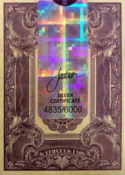 Federal 52 Silver Certificate by Kings Wild Project – tuck box back