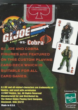 G.i. Joe by Hasbro – tuck box back