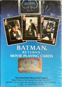 Batman Returns (296) by USPCC – tuck box back