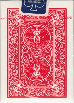 Magic Red [Bicycle] by USPCC – tuck box back