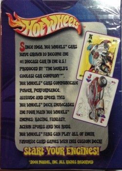 Hot Wheels by Mattel – tuck box back