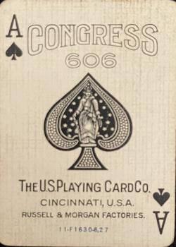 Congress 606 “Debutante” by USPCC – tuck box back