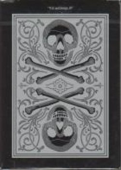 Skull Silver [Bicycle] by Gamblers Warehouse – tuck box back