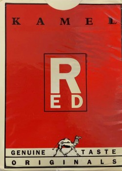 Kamel Red by RJ Reynolds Tobacco Co – tuck box back