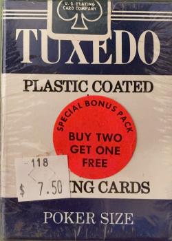 Tuxedo Blue by The US Playing Card Co – tuck box back