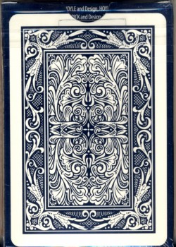 Maverick Jumbo Index Blue by Hoyle Products – tuck box back